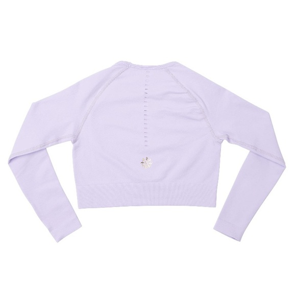 NWT Flo Active Hollie Long Sleeve Ribbed Seamless Top - Picture 2 of 2